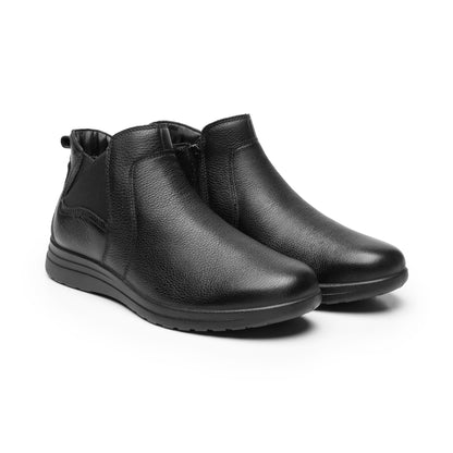 BOTÍN CASUAL PIEL 102016 NEGRO TRAVIATA