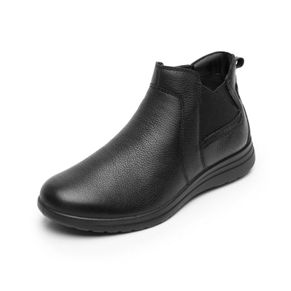 BOTÍN CASUAL PIEL 102016 NEGRO TRAVIATA