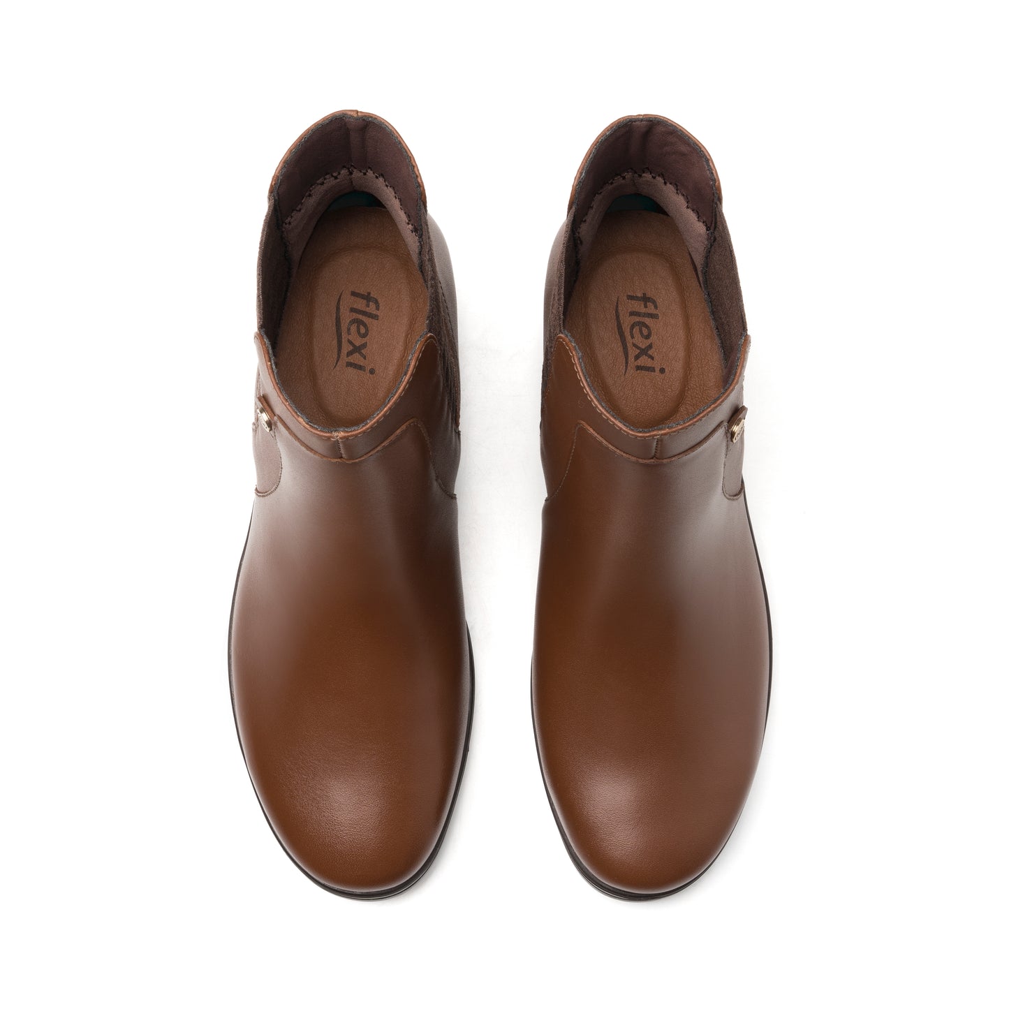 BOTÍN CASUAL PIEL 104821 DARK TAN CATALEYA