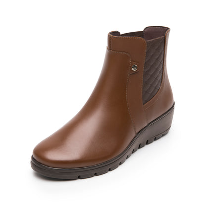 BOTÍN CASUAL PIEL 104821 DARK TAN CATALEYA