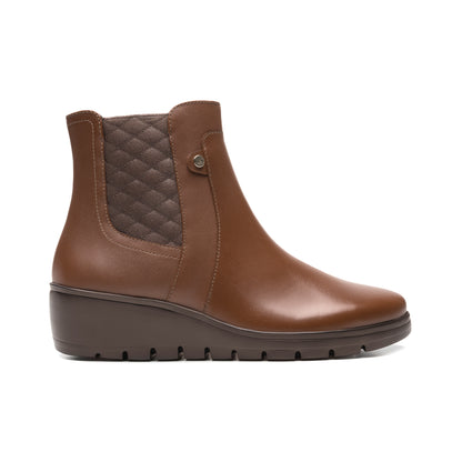 BOTÍN CASUAL PIEL 104821 DARK TAN CATALEYA