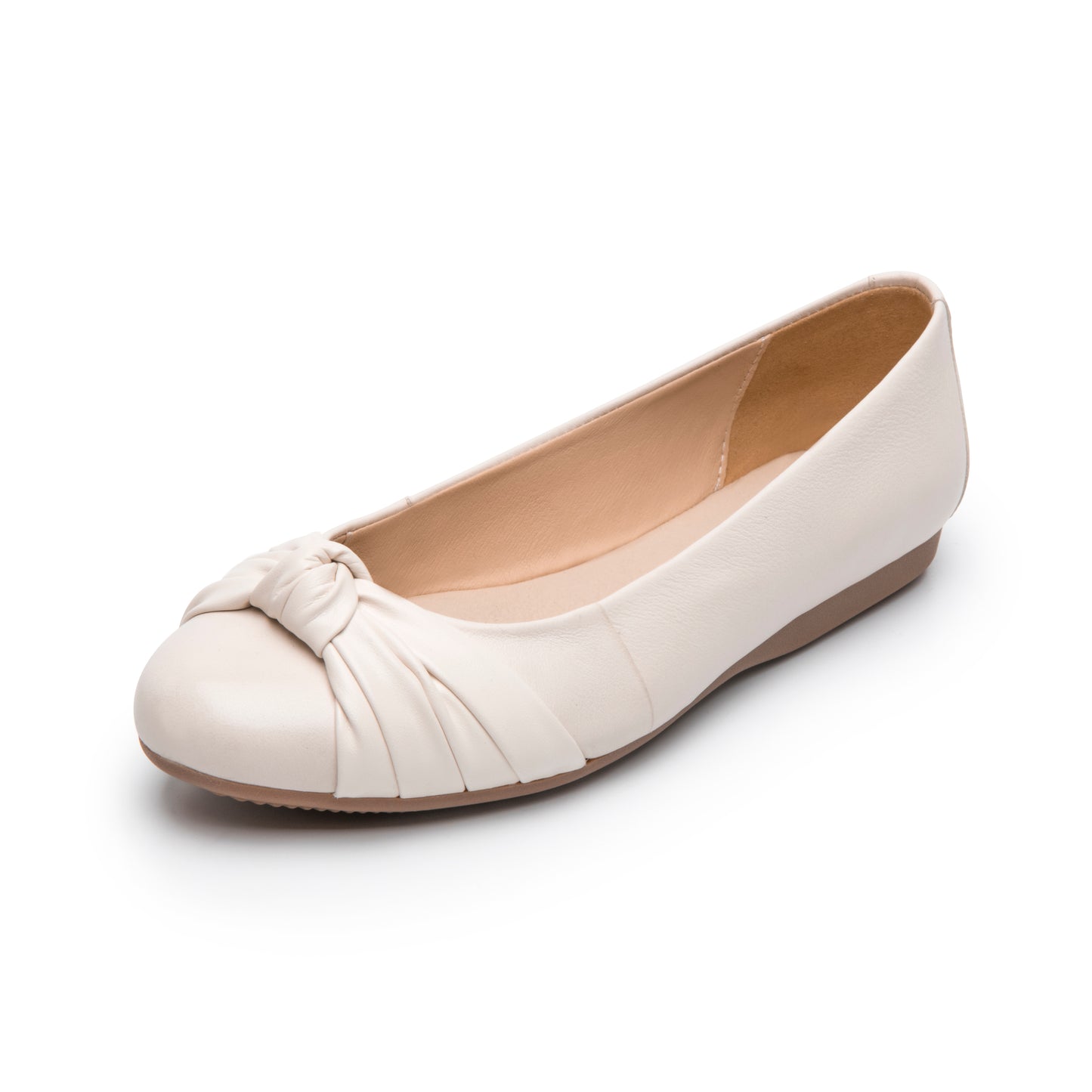 BALERINA CASUAL PIEL 116313 LATTE MARIE