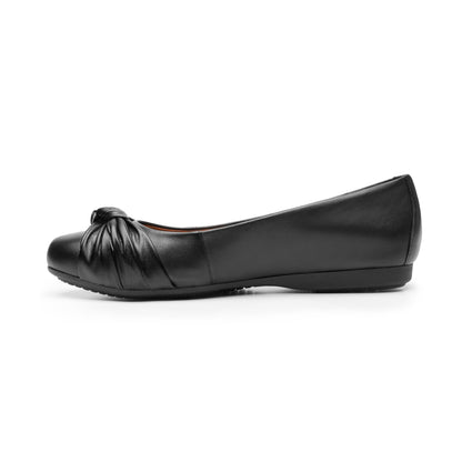 BALERINA CASUAL PIEL 116313 NEGRO MARIE