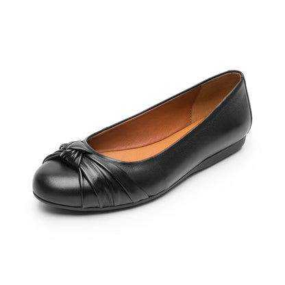 BALERINA CASUAL PIEL 116313 NEGRO MARIE