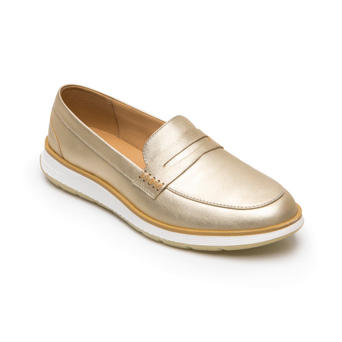 CHOCLO CASUAL PIEL 119303 DORADO ROSAURA