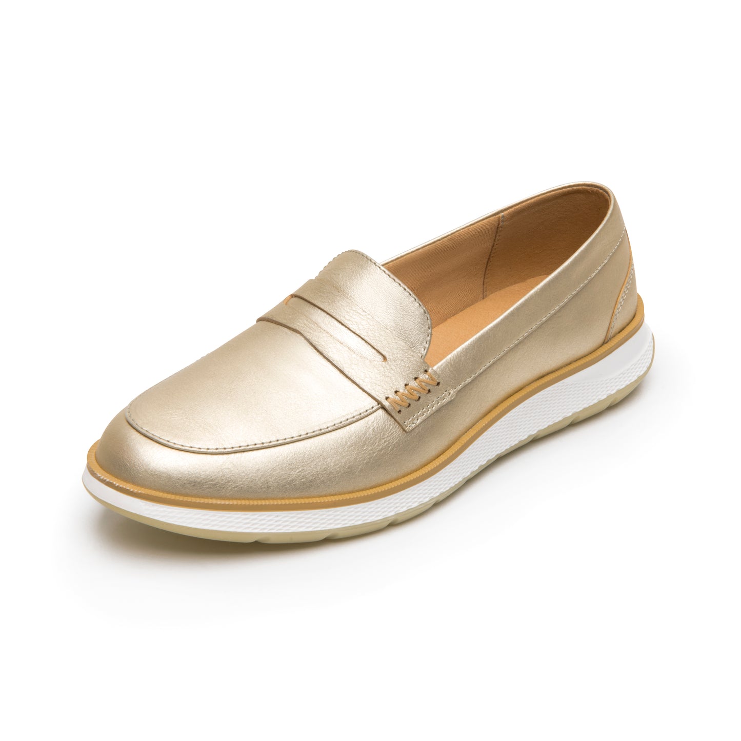 CHOCLO CASUAL PIEL 119303 DORADO ROSAURA