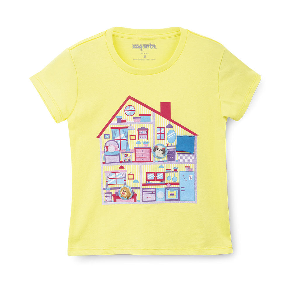 PLAYERA INTERACTIVO 50 AMARILLO