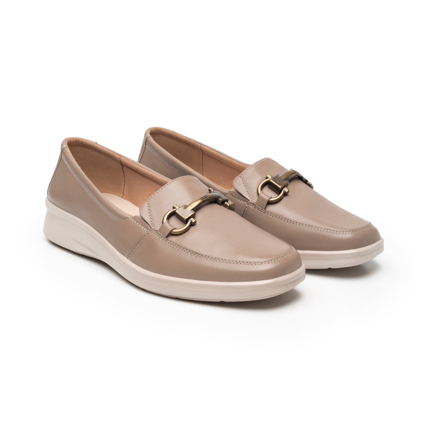 CHOCLO CASUAL PIEL 124502 TAUPE JENELLE