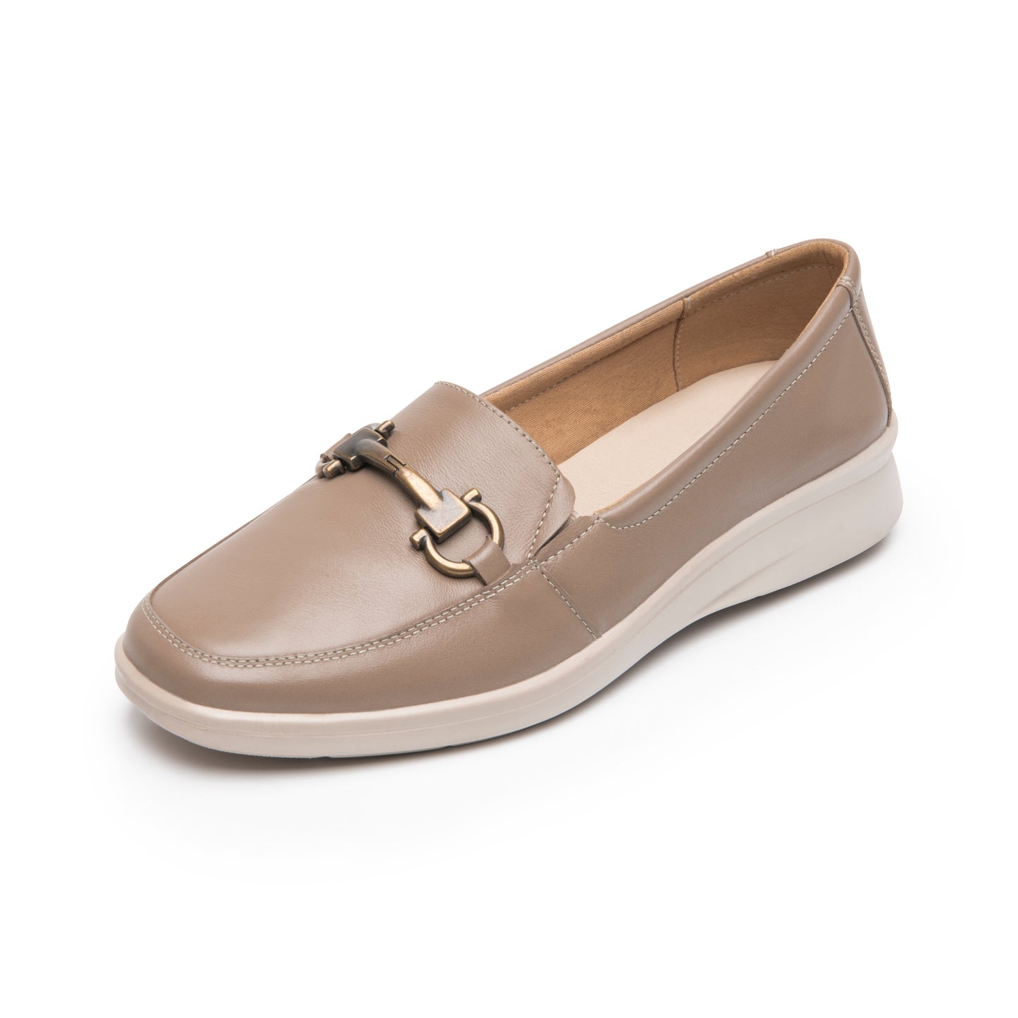 CHOCLO CASUAL PIEL 124502 TAUPE JENELLE