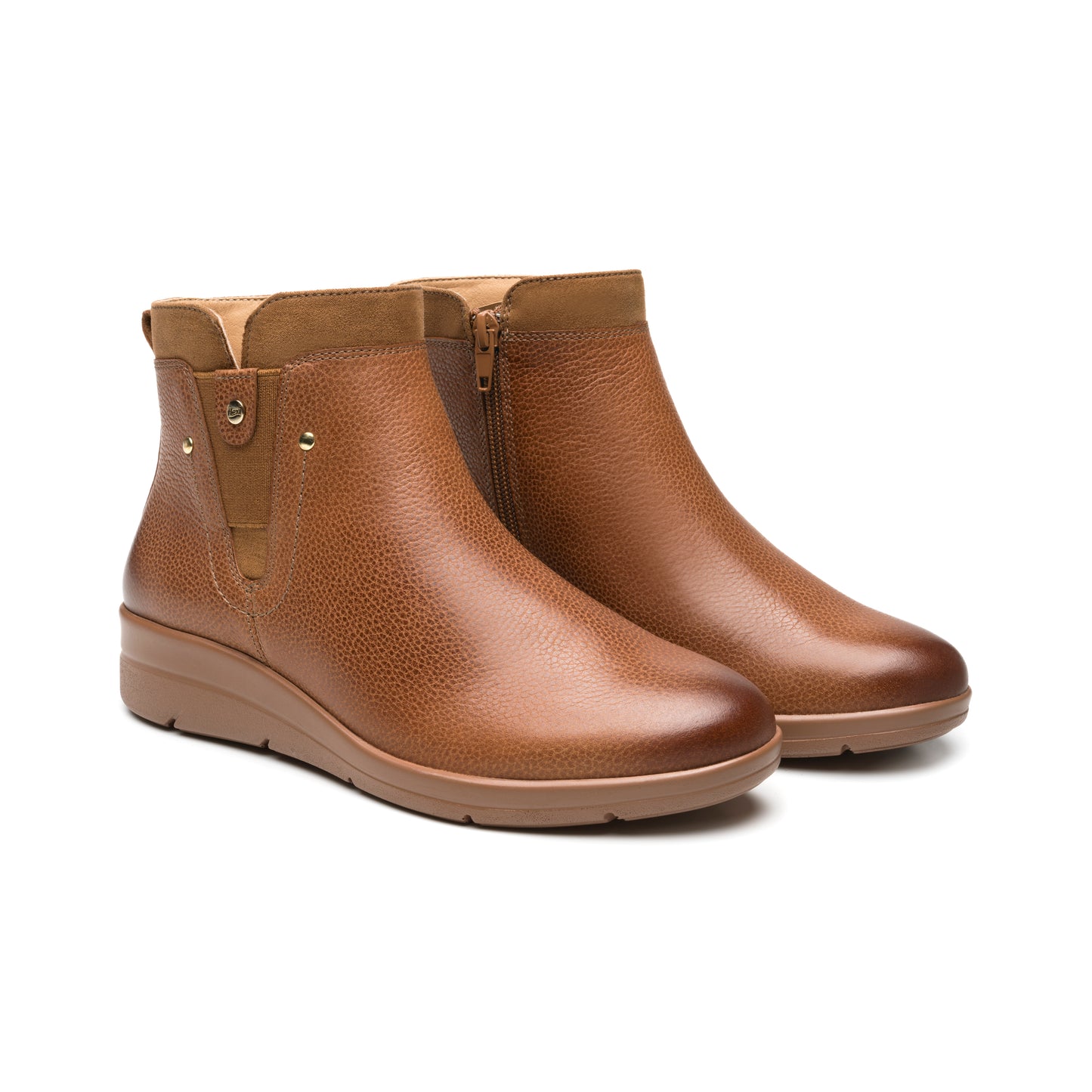 BOTÍN CASUAL PIEL 130403 DARK TAN AREL