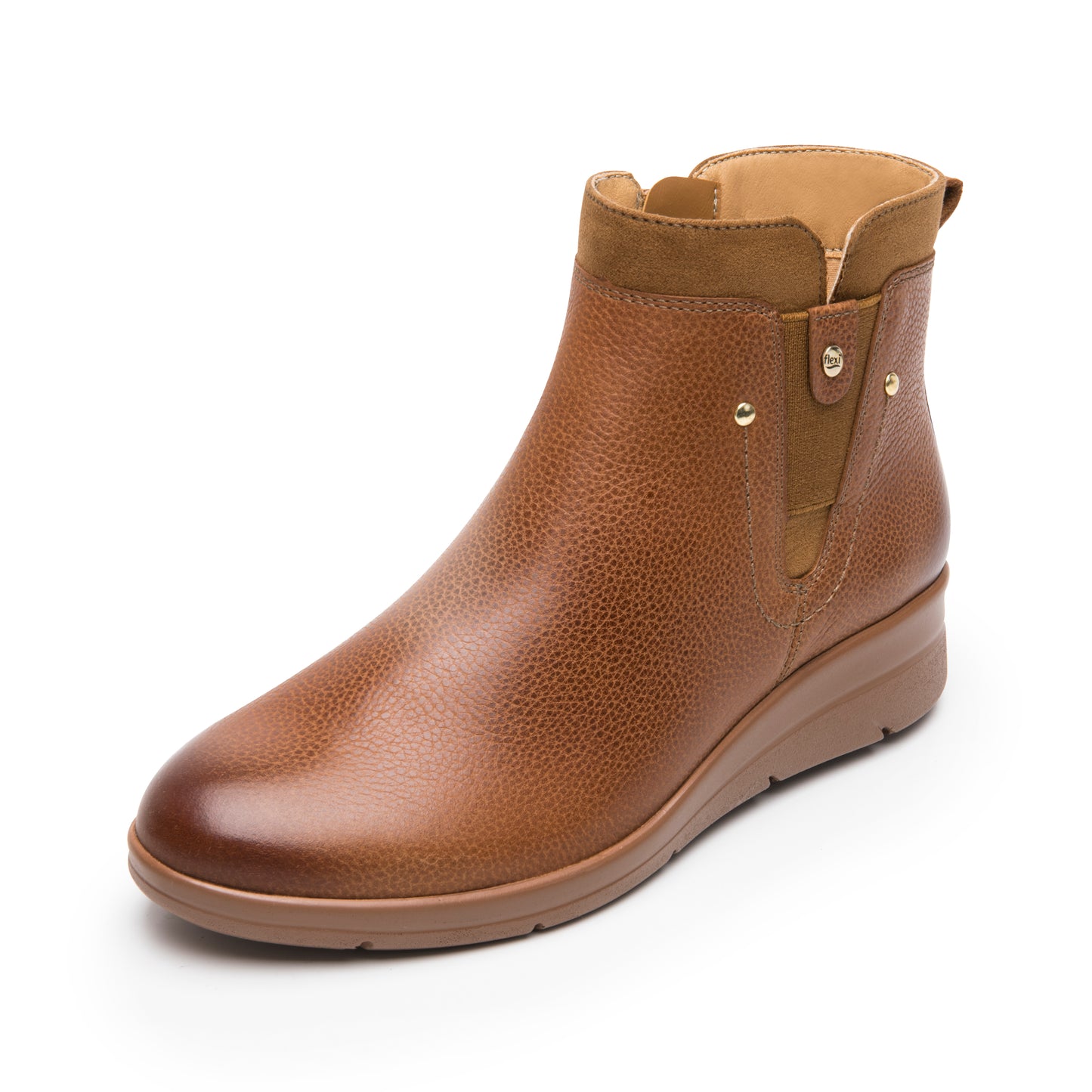 BOTÍN CASUAL PIEL 130403 DARK TAN AREL