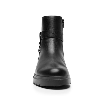 BOTÍN CASUAL PIEL 131904 NEGRO ANTICA