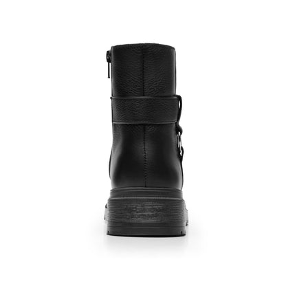 BOTÍN CASUAL PIEL 131904 NEGRO ANTICA