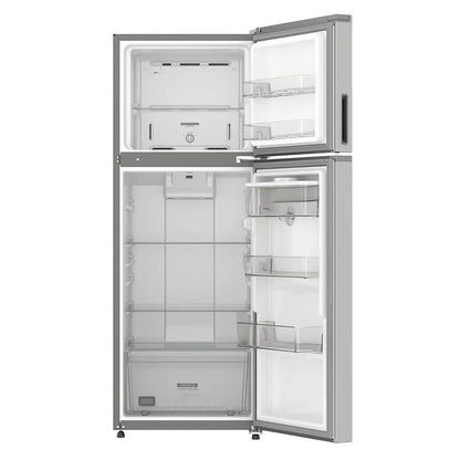 Refrigerador de 11 pies cúbicos Top Mount 2 puertas Gris