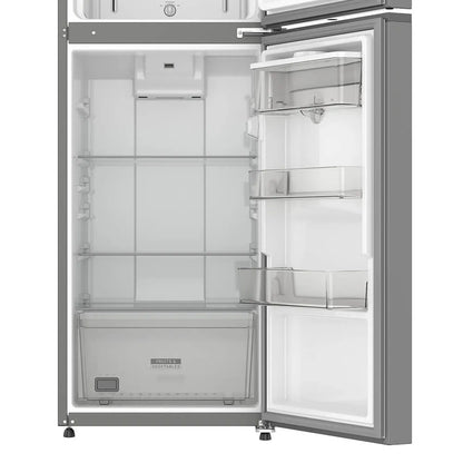 Refrigerador de 11 pies cúbicos Top Mount 2 puertas Gris