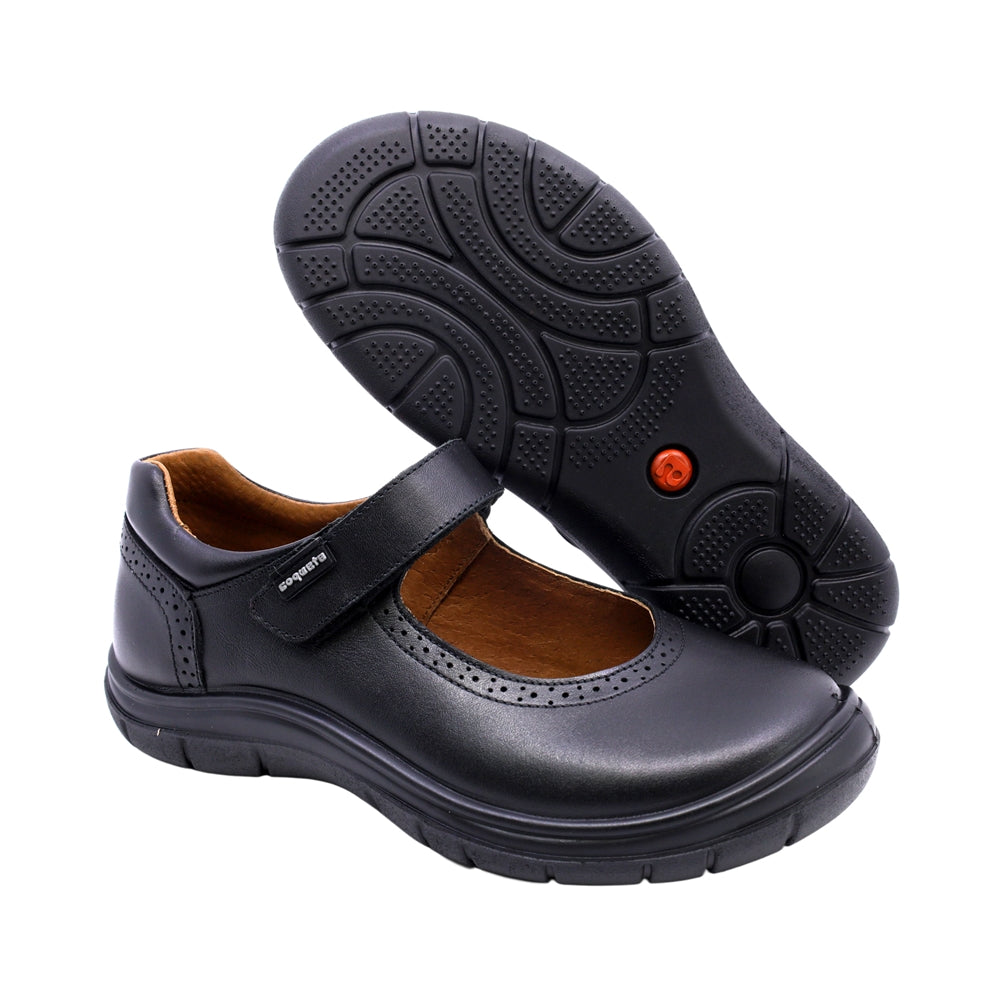 ZAPATO ESCOLAR MONKEY 02 NEGRO