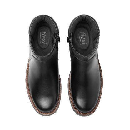 BOTÍN CASUAL PIEL 37823 NEGRO ALDARA