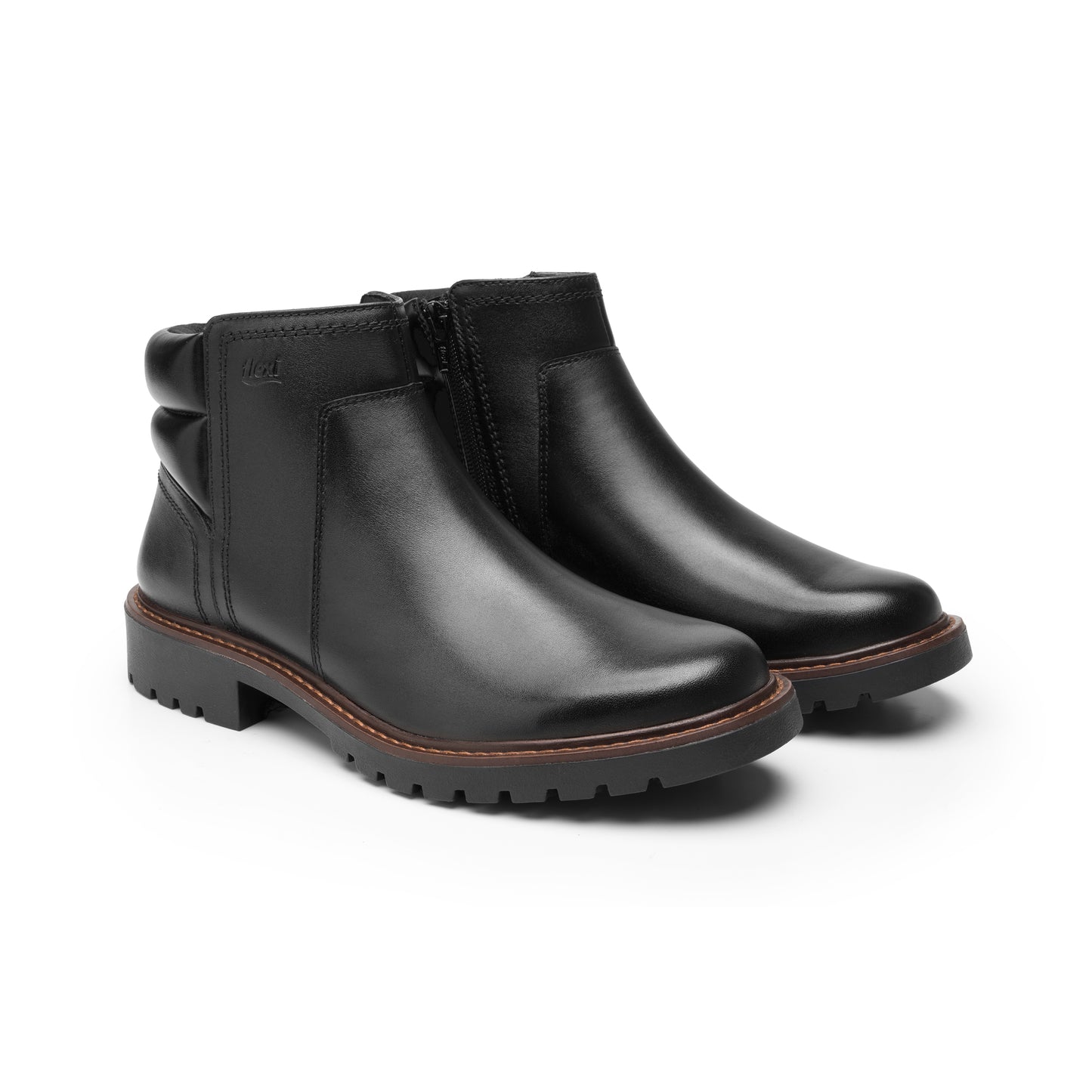 BOTÍN CASUAL PIEL 37823 NEGRO ALDARA