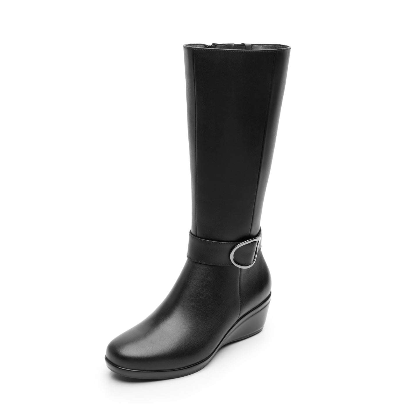 BOTA SEMIVESTIR PIEL 45231 NEGRO YULISA