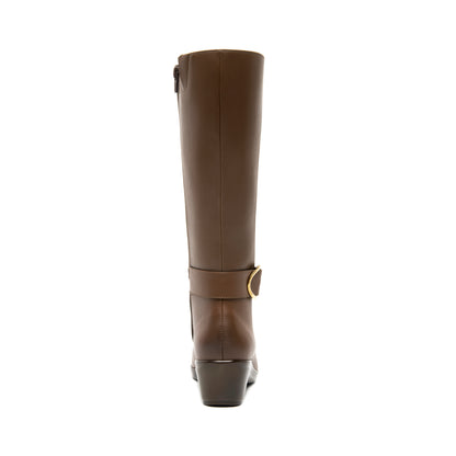 BOTA SEMIVESTIR PIEL 45231 TAN YULISA OI-2024 BOTA SEMIVESTIR PIEL 45231 TAN YULISA