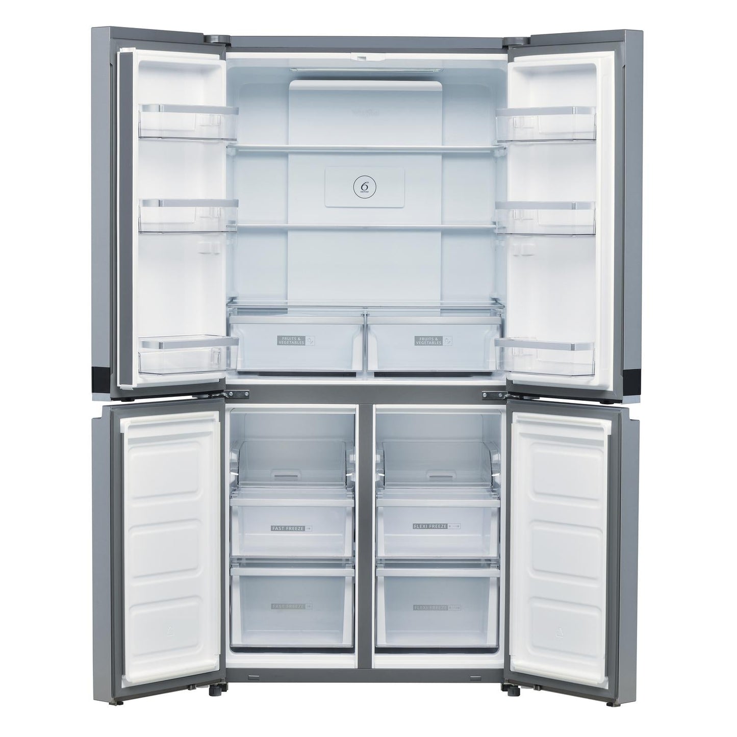 Refrigerador French Door Counter-Depth Quattro con Flexi Freeze 593 L / 21 p³ Acero Inoxidable WRQ551SNJZ